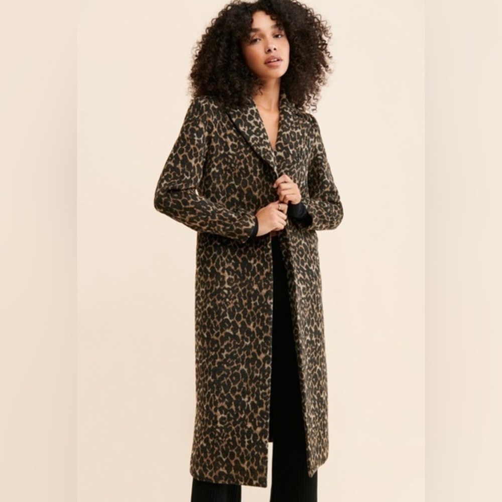 Animal Printed Overcoat